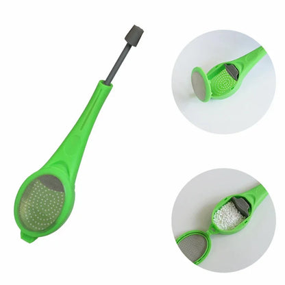 Tea Infuser Spoon with Built-In Plunger