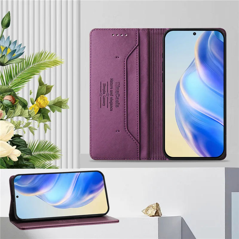 Luxury Wallet Flip Case for Vivo Smartphones
