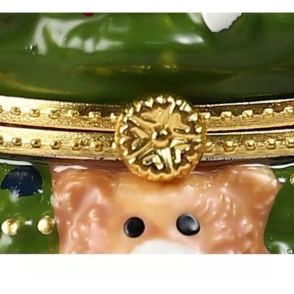 Christmas Tree Jewellery Trinket Box