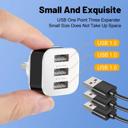 3-Port USB Charging Hub
