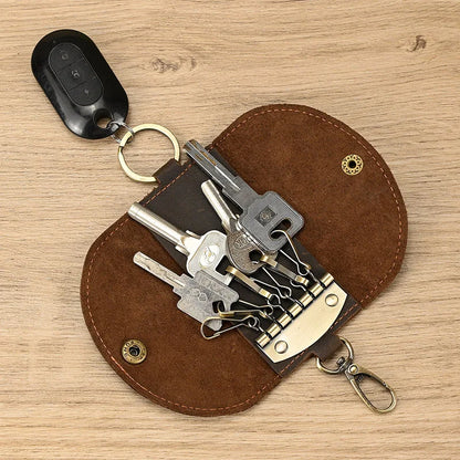 Genuine Leather Key Organizer Case