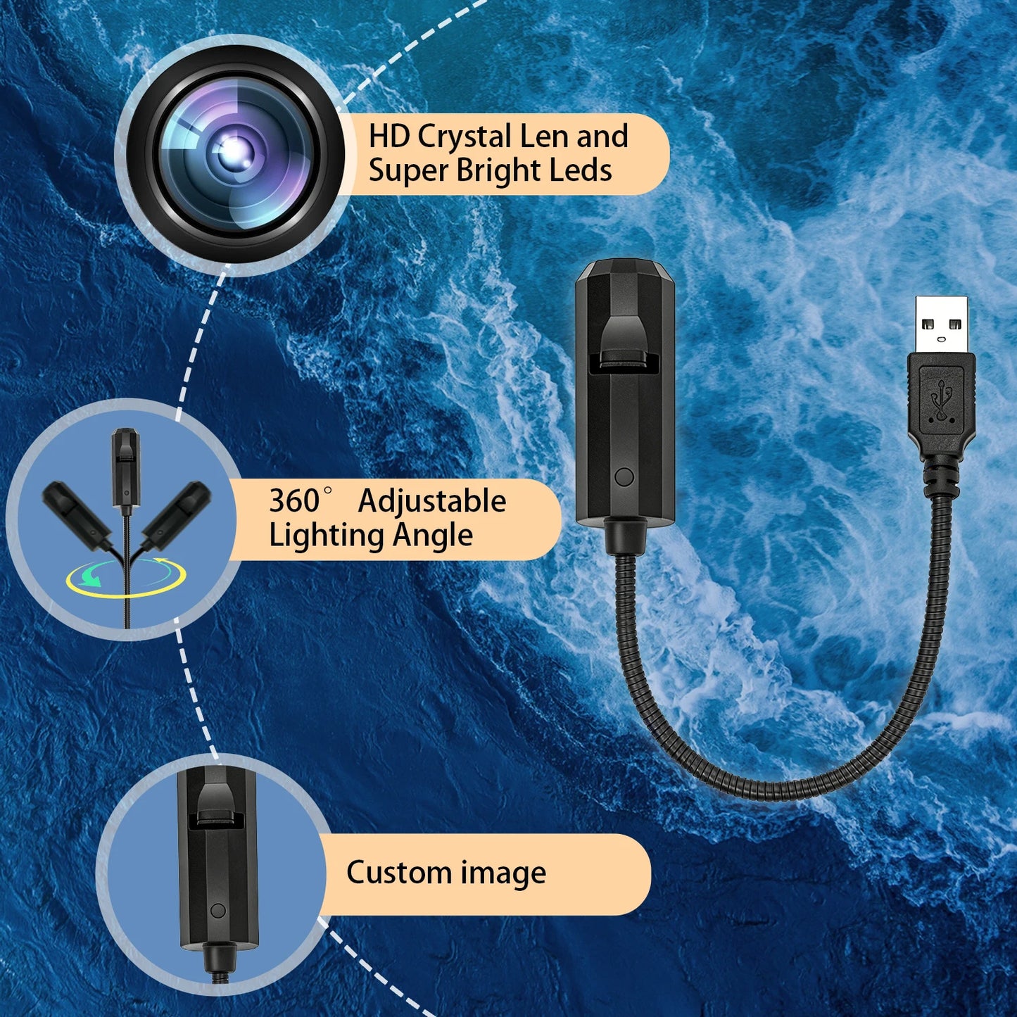 Marine Life Projection Night Light