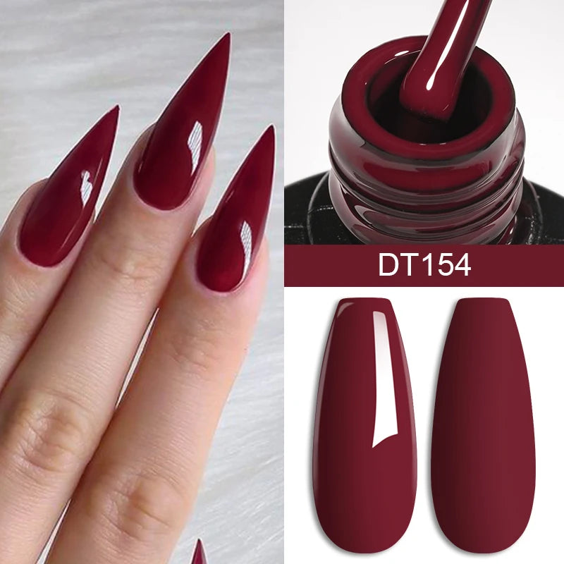 MEET ACROSS 7ml Red Gel Nail Polish