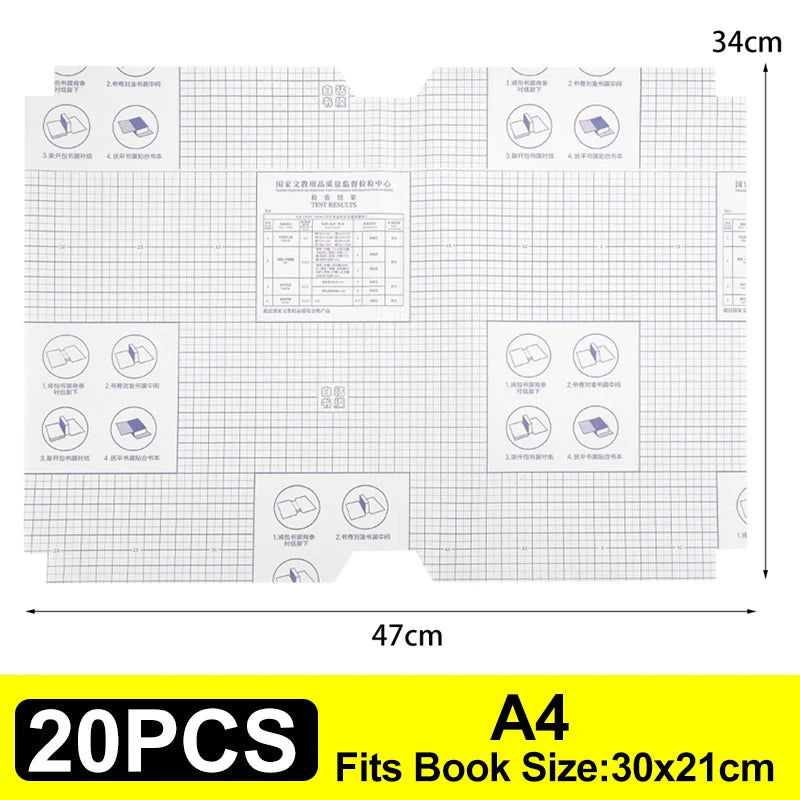Clear Self-Adhesive Book Covers