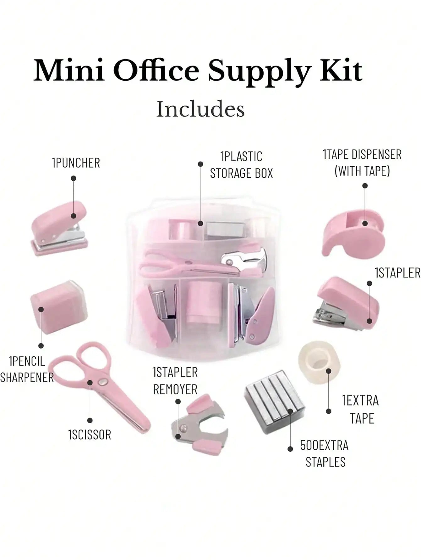 Mini Office Supply Kit Set