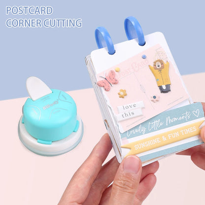 Portable Multi-Radius Corner Rounder Punch for Scrapbooking & DIY