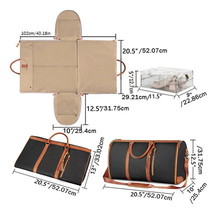 Foldable Garment Duffel Travel Bag