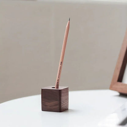 Solid Wood Pen Holder