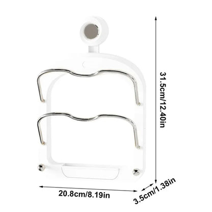 Wall-Mounted Pot Lid Organizer Rack