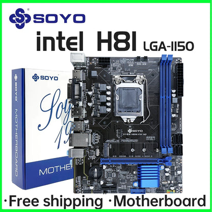 SOYO H81 LGA 1150 DDR3 Micro-ATX Motherboard