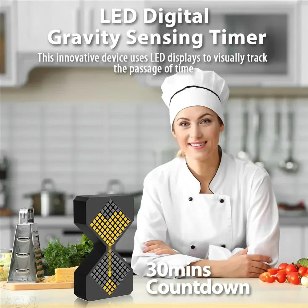 Digital LED Electronic Hourglass Timer