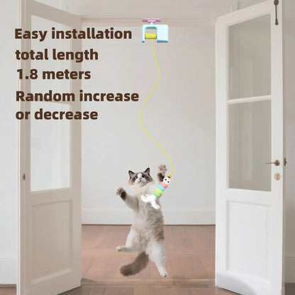Caterpillar & Flying Bird Interactive Cat Toy