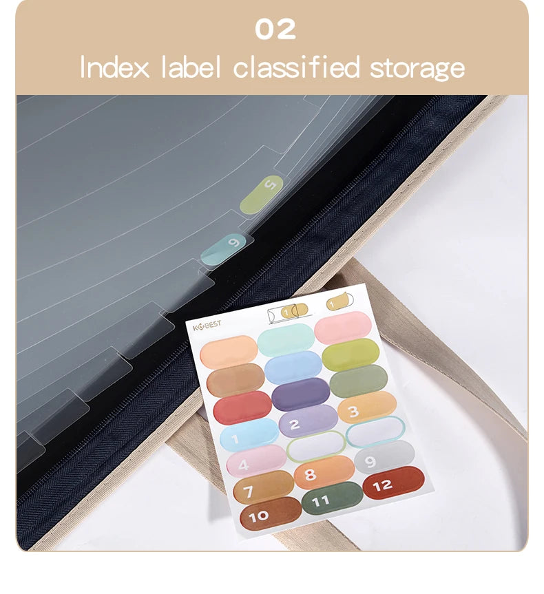 Large Capacity Document Storage Bag