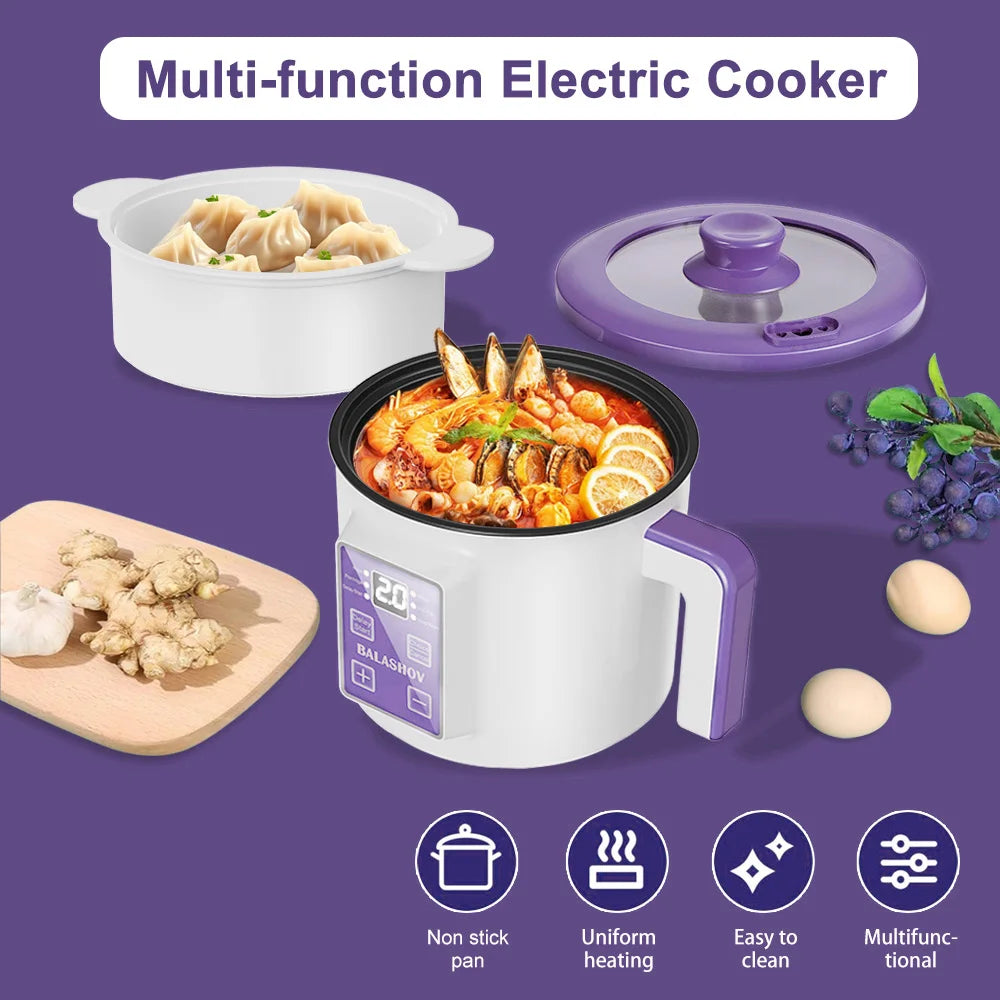 Mini Rice Cooker Steamer