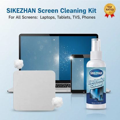 Universal Screen Cleaning Spray & Microfiber Kit