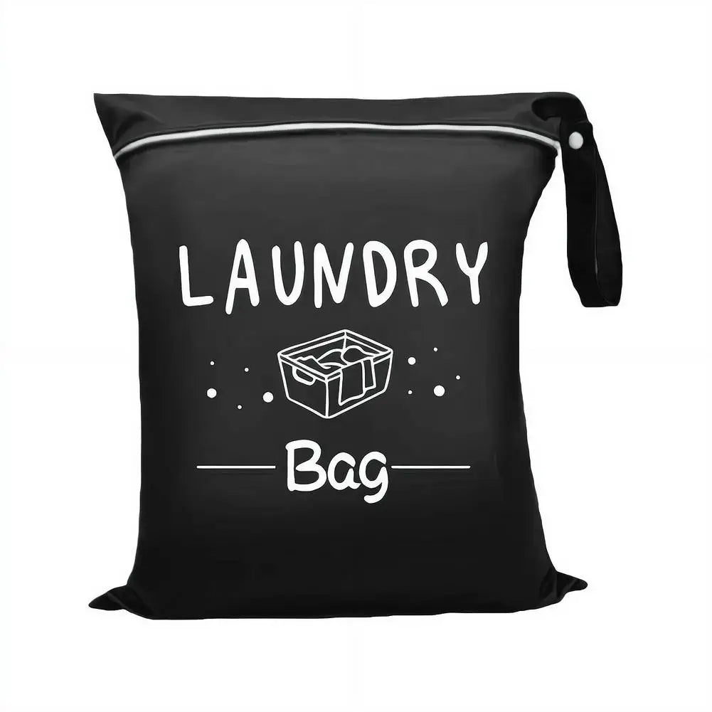 Waterproof Travel Laundry Bag with Hanging Strap