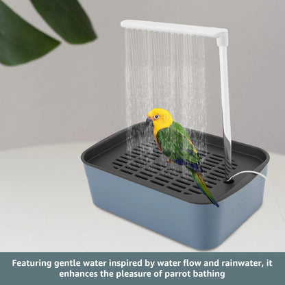 Automatic Bird Bath with Circulating Water Fountain