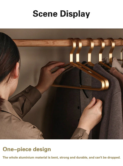 Aluminum Alloy Clothes Hangers Set