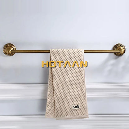 Antique Brass Bathroom Accessories Set