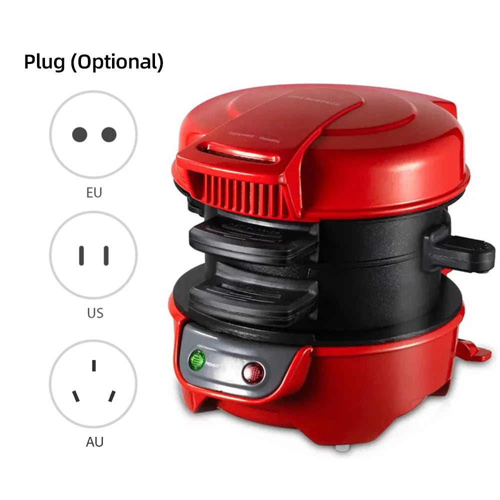 3-in-1 Sandwich, Burger & Egg Breakfast Machine
