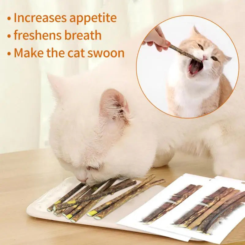 Natural Silvervine Cat Chew Sticks