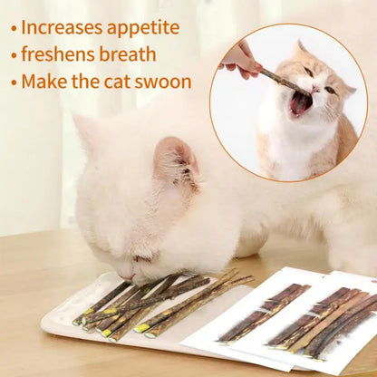 Natural Silvervine Cat Chew Sticks