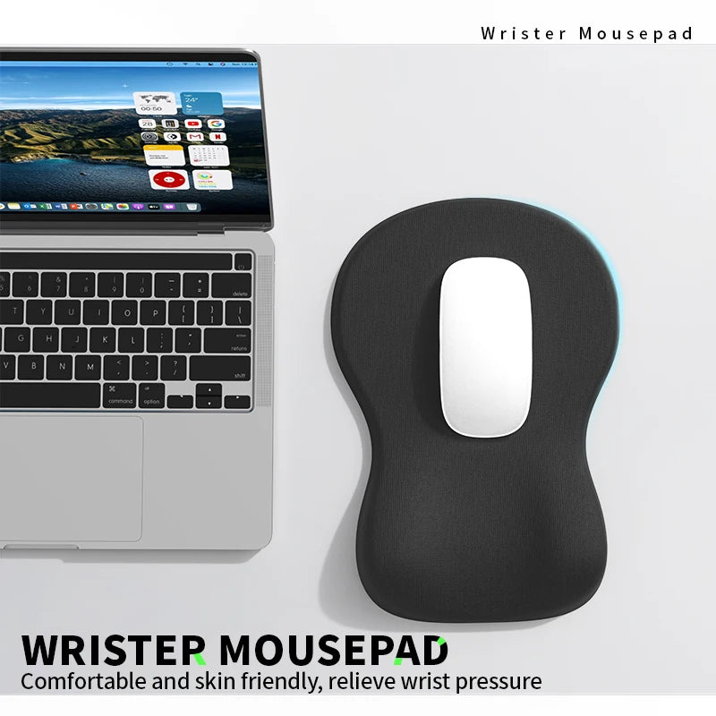 Ergonomic Mouse Pad with Wrist Rest Support