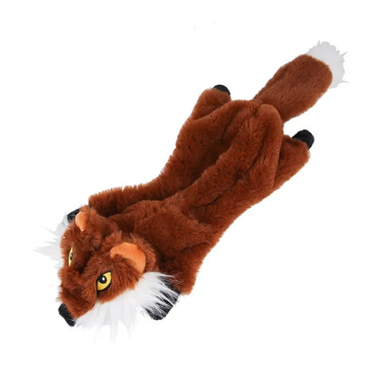 Plush Dog Chew Toy with Squeaker Animal Shape