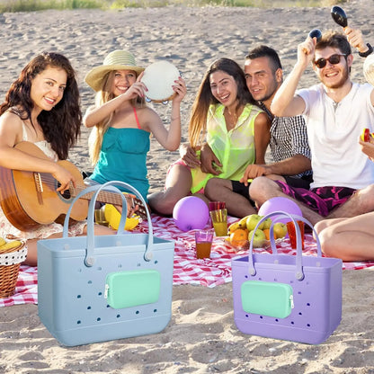 Silicone Beach Bag Phone Holder