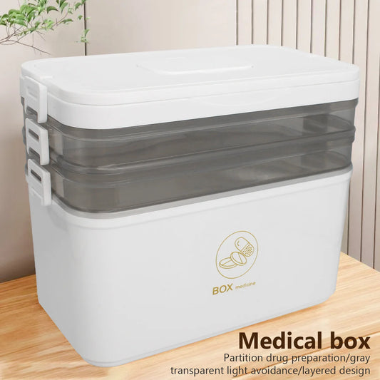 Multi-Layer Medicine Storage Box