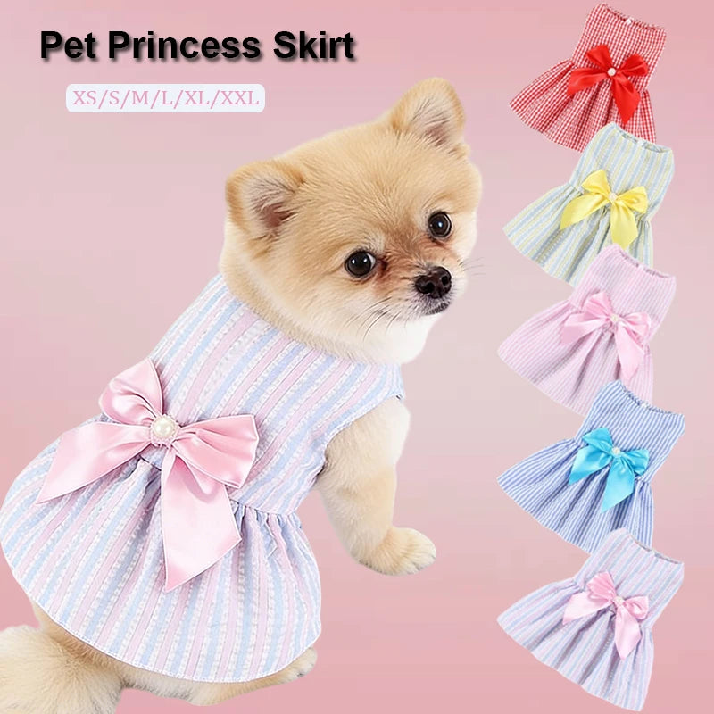Princess Bow Pet Dress