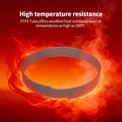 Star-Shaped PTFE Filament Guide Tube – 4mm OD