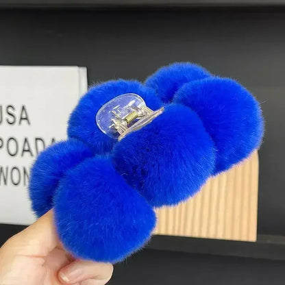 Women’s Furry Hair Claw Clip