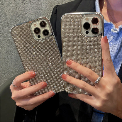 Luxury Glitter Rhinestone Phone Case For iPhone 15 14 11 12 13 Pro Max Mini XS XR X 7 8