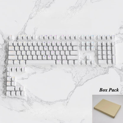134-Key Lavender Purple Shine-Through PBT Keycap Set