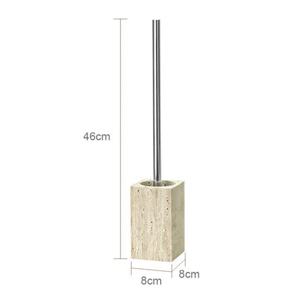 Travertine-Style Bathroom Accessories Set