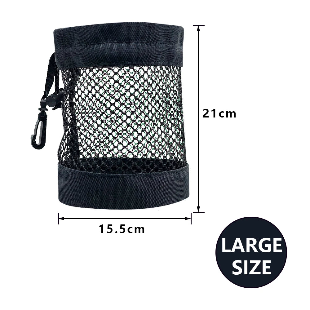 Golf Ball Storage Bag with Drawstring Closure