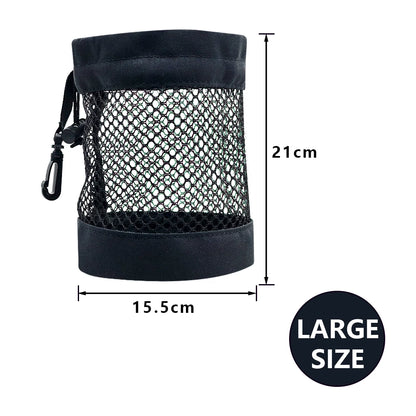 Golf Ball Storage Bag with Drawstring Closure