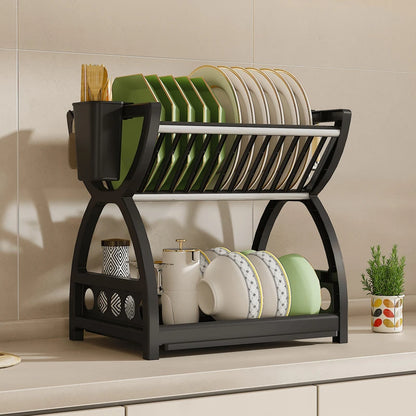 Double-Layer Dish Drying Rack