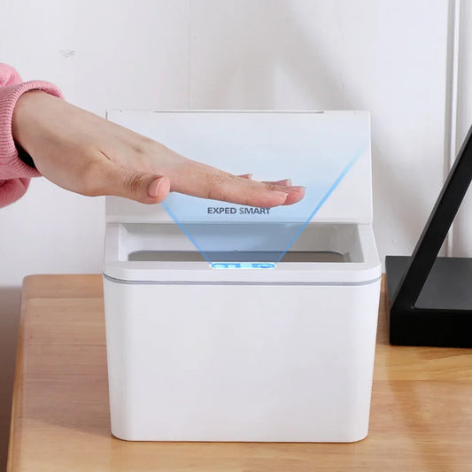 Portable Automatic Garbage Bucket with Lid