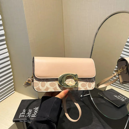 Vintage Floral Shell Crossbody Bag