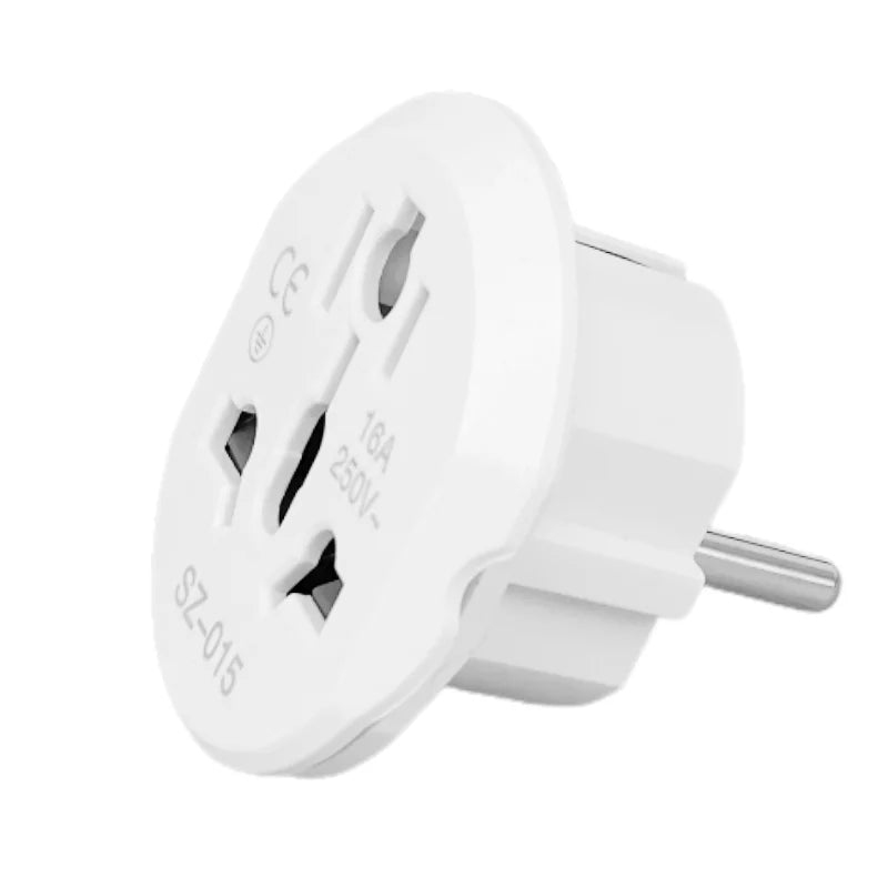 16A Universal EU Travel Plug Adapter