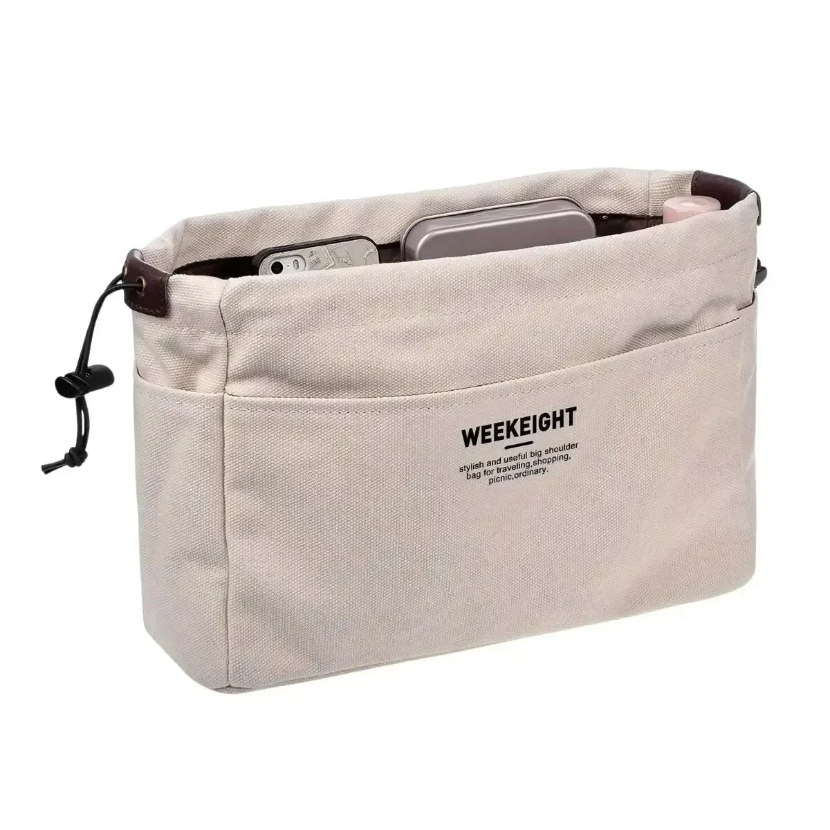Canvas Cosmetic Storage Bag