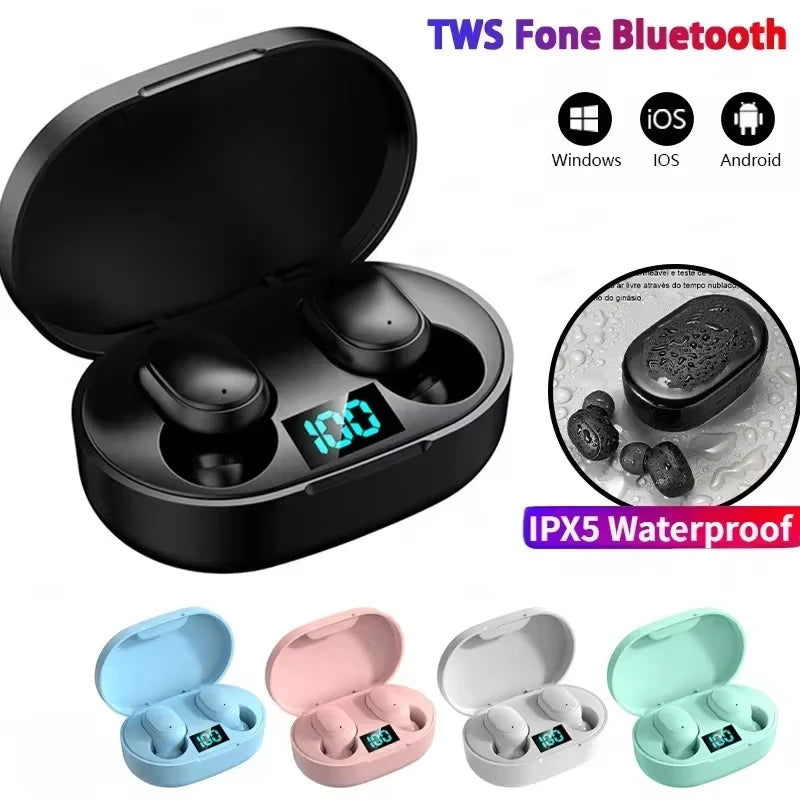 E6S Wireless Bluetooth Earbuds with Charging Case