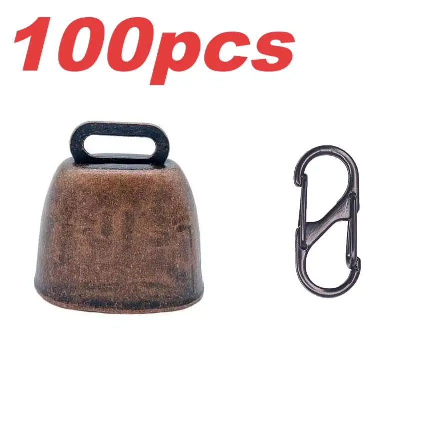 Title Livestock Grazing Bell with Locking Carabiner