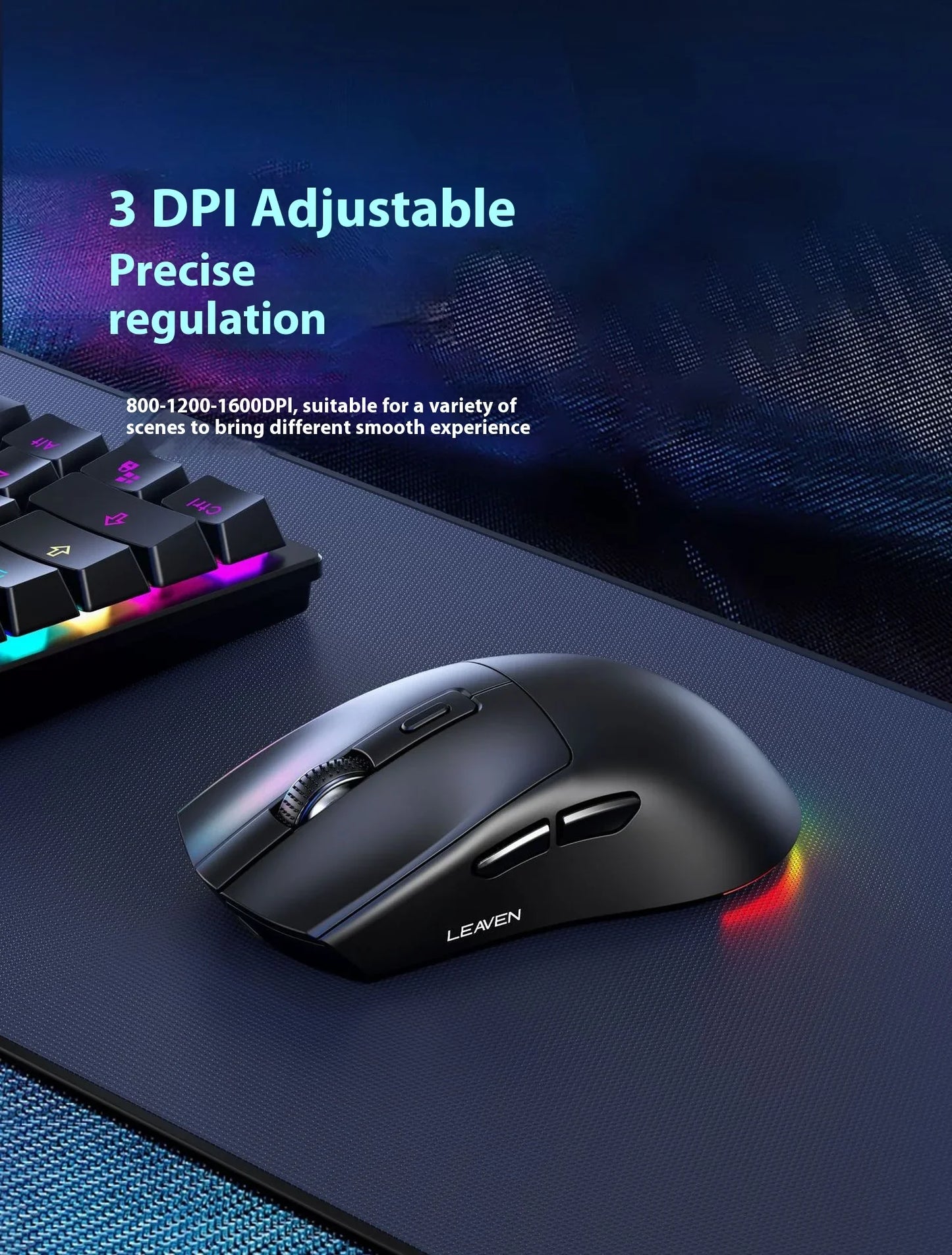 NexusClick X3 Dual-Mode Wireless Gaming Mouse