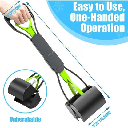 Long Handle Dog Pooper Scooper – Pet Waste Cleaning Tool