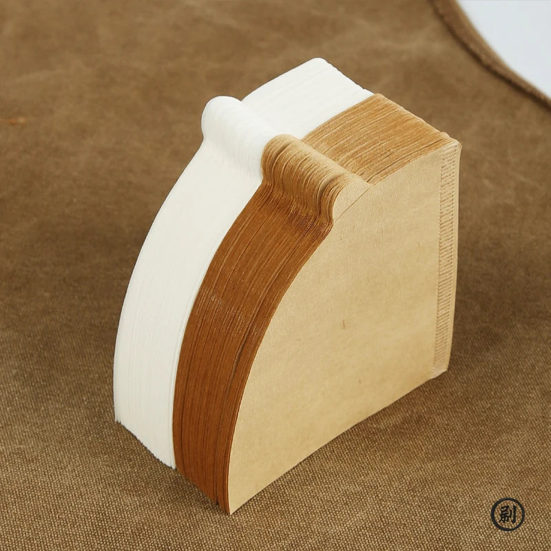 Natural Wood Pulp Cone Coffee Filters