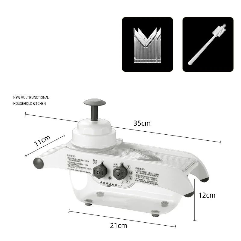 Multifunction Manual Vegetable Slicer & Julienne Cutter