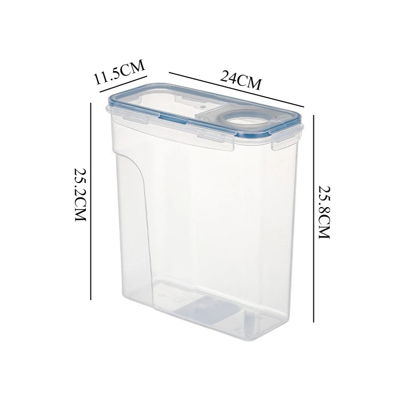 Premium Airtight Pet Food Storage Container with Measuring Cup